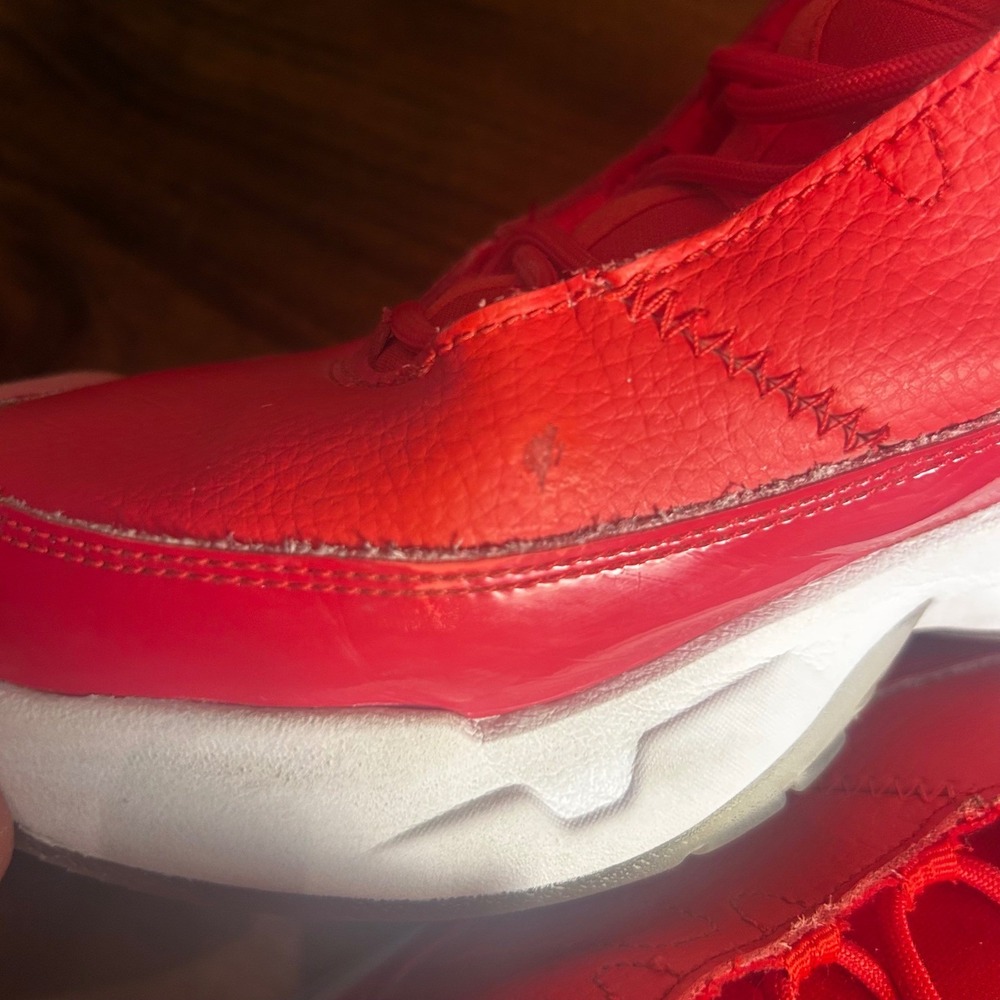 Nike Jordan Max Aura 3 Red White Youth Kids Basketball Shoes Sneakers Size 6.5 - Picture 11 of 12